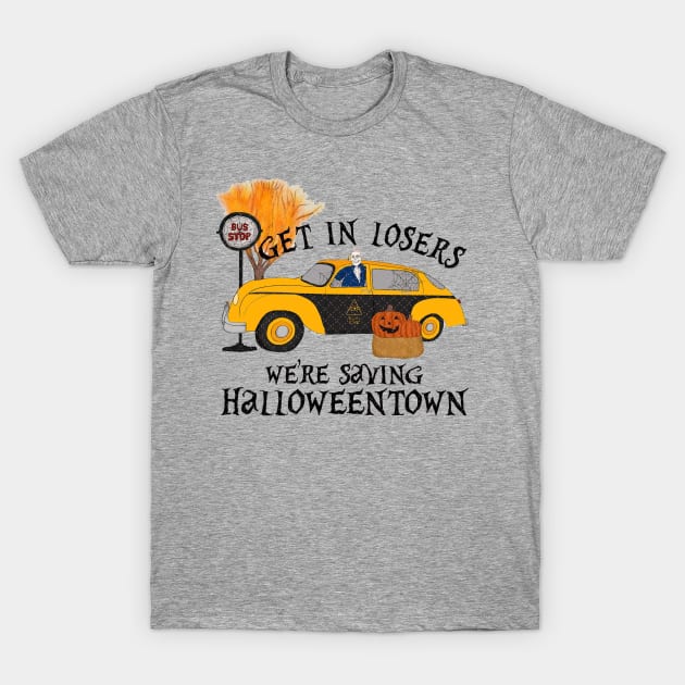 get in loser we're saving halloween , halloween shirt , halloween design halloween decoration, happy halloween , halloween gift , dracula , pumpkin T-Shirt by flooky